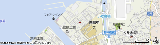 広島県尾道市向島町富浜16058周辺の地図