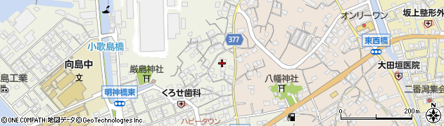 広島県尾道市向島町富浜365-3周辺の地図