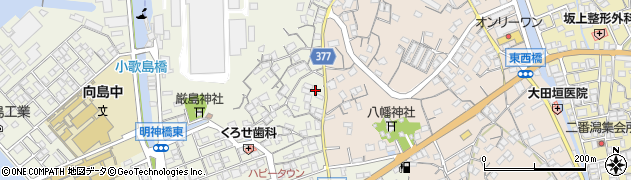 広島県尾道市向島町富浜364周辺の地図