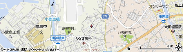 広島県尾道市向島町富浜327周辺の地図
