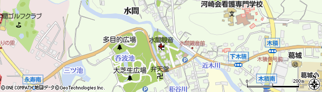 水間寺周辺の地図