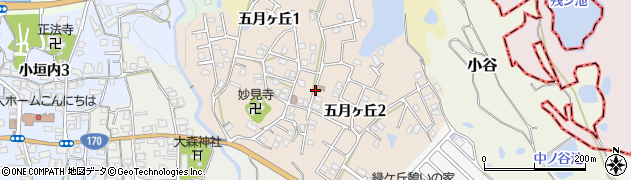 大阪府泉南郡熊取町五月ヶ丘周辺の地図