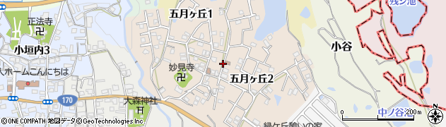 大阪府熊取町（泉南郡）五月ヶ丘周辺の地図