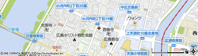 広島県広島市西区都町2周辺の地図
