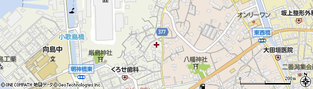 広島県尾道市向島町富浜367周辺の地図