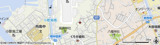 広島県尾道市向島町富浜338周辺の地図