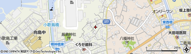 広島県尾道市向島町富浜351周辺の地図