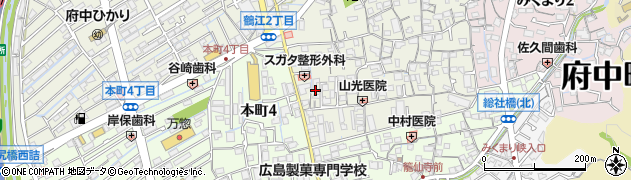 山田はり治療院周辺の地図