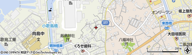 広島県尾道市向島町富浜348周辺の地図