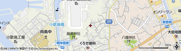 広島県尾道市向島町富浜335周辺の地図