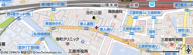 中国銀行三原支店周辺の地図