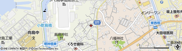 広島県尾道市向島町富浜346周辺の地図