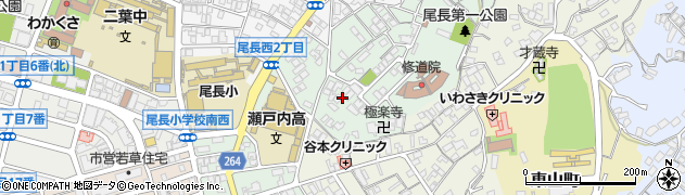 広島県広島市東区尾長西周辺の地図