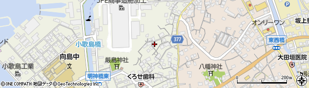 広島県尾道市向島町富浜341周辺の地図