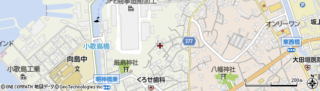 広島県尾道市向島町富浜337周辺の地図