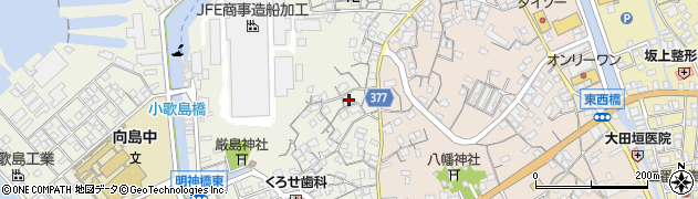 広島県尾道市向島町富浜344周辺の地図