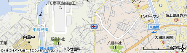 広島県尾道市向島町富浜378周辺の地図
