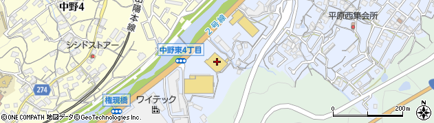 スーパードラッグひまわり瀬野川店周辺の地図