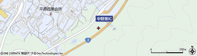 広島県広島市安芸区中野東町周辺の地図