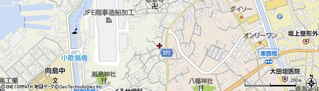 広島県尾道市向島町富浜392周辺の地図
