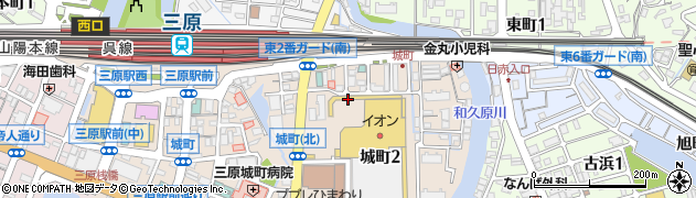 メガネのタナカ　イオン三原店周辺の地図
