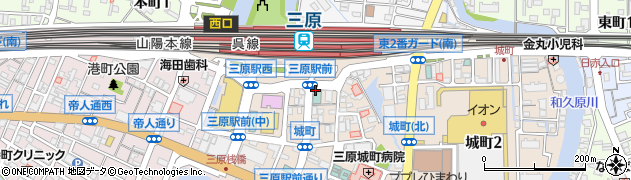 海鮮 牡蠣 浜べゑ 三原駅前店周辺の地図