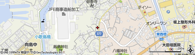 広島県尾道市向島町富浜380周辺の地図