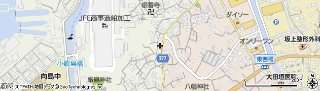 広島県尾道市向島町富浜381周辺の地図