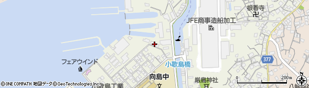 広島県尾道市向島町富浜16057周辺の地図