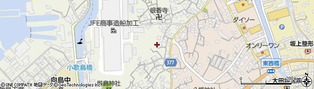 広島県尾道市向島町富浜389周辺の地図