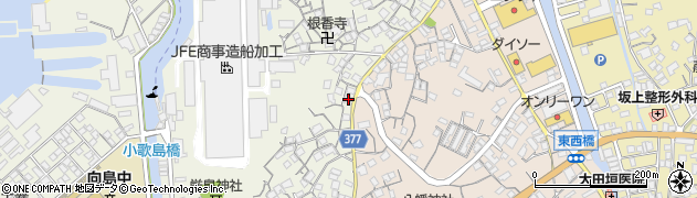広島県尾道市向島町富浜382周辺の地図