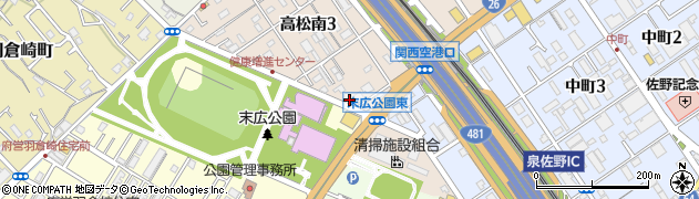 近畿システム株式会社泉南営業所周辺の地図