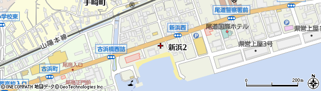 いしど式そろばん　ゆめ・きっず尾道新浜校周辺の地図