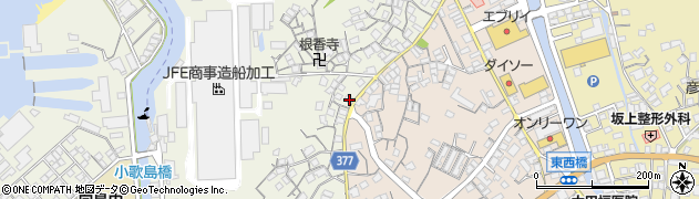 広島県尾道市向島町富浜409周辺の地図
