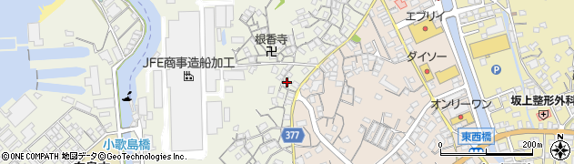 広島県尾道市向島町富浜408周辺の地図