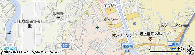 広島県尾道市向島町兼吉周辺の地図