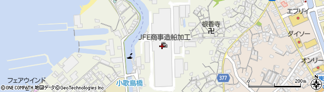 広島県尾道市向島町富浜111周辺の地図