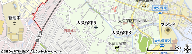法禅寺周辺の地図
