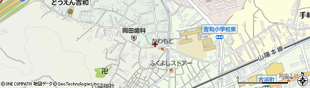 尾道吉和郵便局周辺の地図