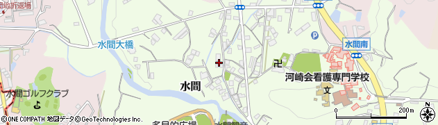 大阪府貝塚市水間442周辺の地図