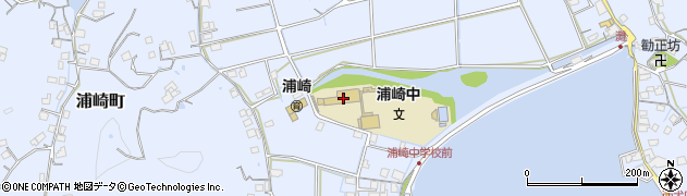 尾道市立浦崎中学校周辺の地図