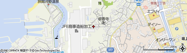 広島県尾道市向島町富浜198周辺の地図