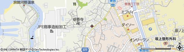 広島県尾道市向島町富浜416周辺の地図