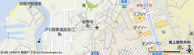 広島県尾道市向島町富浜418周辺の地図