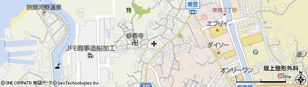 広島県尾道市向島町富浜419周辺の地図