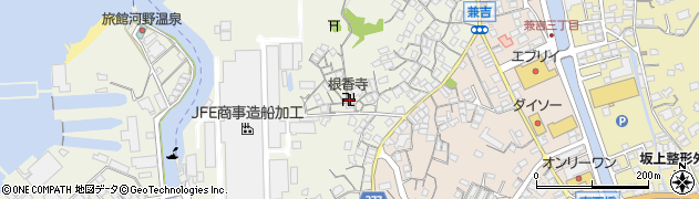 広島県尾道市向島町富浜430周辺の地図
