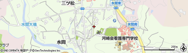 大阪府貝塚市水間105周辺の地図