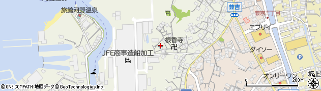 広島県尾道市向島町富浜186周辺の地図