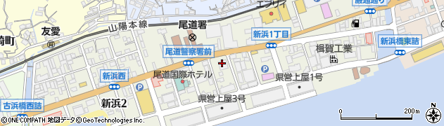 尾道市農協　本所共済・普及課周辺の地図