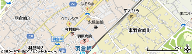 永橋染織株式会社　染晒部周辺の地図